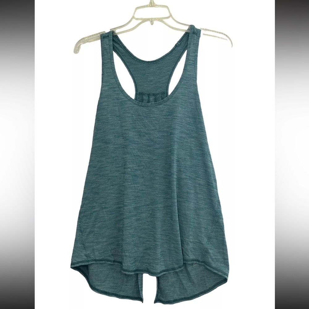 Lululemon Women’s Racerback Tank Top Heather Teal  Crossover Sport